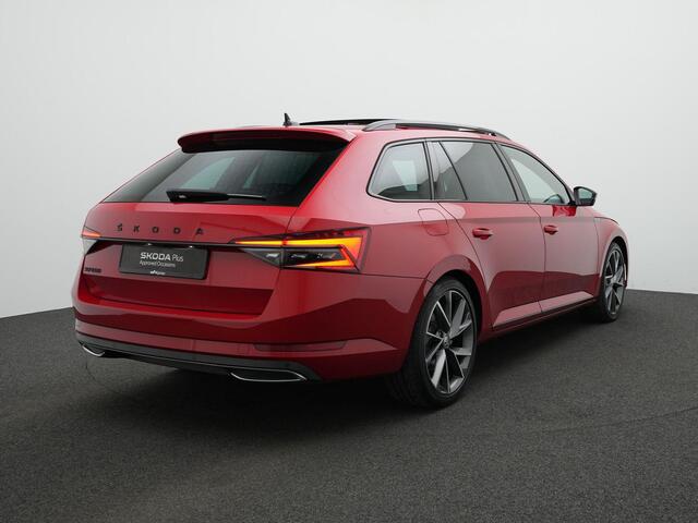 Skoda SUPERB Combi 1.5 TSI 150 pk DSG ACT Sportline Business | Panoramadak | Geheugenstoelen | Rondomzicht camera | Matrix LED | Stuur-/achterbankverwarming