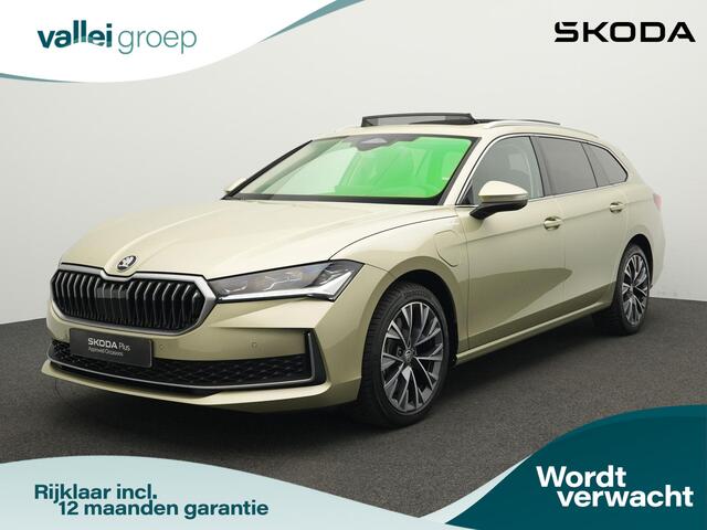 Skoda SUPERB Combi 1.5 TSI 204 pk DSG PHEV Laurin & Klement | Panoramadak | Trekhaak | Adaptieve onderstelregeling(DCC) | Leder | CANTON sound | Stoelventilatie | 18 inch