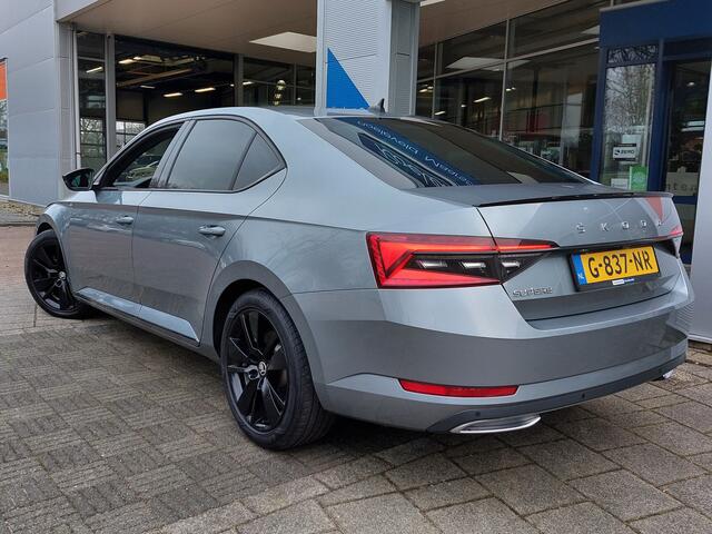 Skoda SUPERB 1.5 TSI ACT 150pk DSG Sportline Business | Navi + Apple Carplay+Android Auto | Clima | Cruise | Keyless Entry | Led Koplampen | Pdc V+A+Camera | Stoelverwarming | Privacy Glass | 18''lm
