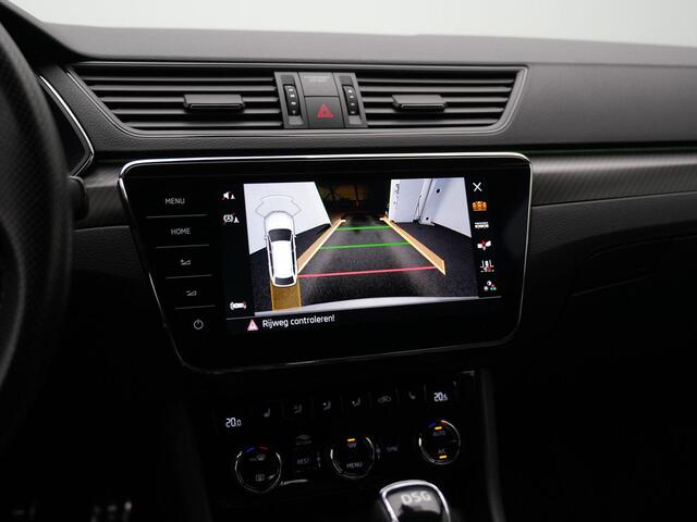 Skoda SUPERB Combi 1.4 TSI iV 218 pk DSG Sportline Business | Trekhaak | Geheugenstoelen | Navigatie Columbus | Adaptief onderstel | Matrix LED | Leder/alcantara