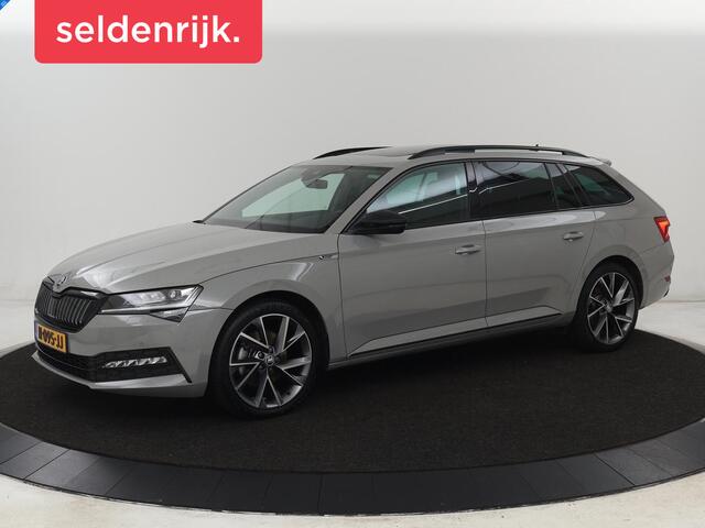 Skoda SUPERB 1.4 TSI iV Sportline | Panoramadak | Trekhaak | Stoelverwarming | Adaptive cruise | Camera | Alcantara | 19'' | Carplay | Matrix LED | Navigatie | Achterbankverwarming | PHEV | Plug In