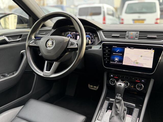 Skoda SUPERB Combi 1.4 TSI iV Laurin & Klement Panoramadak ACC Lederen bekleding Stoelverwarming + koeling AppleCarplay
