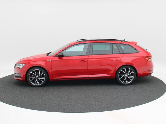 Skoda SUPERB Combi 1.5 TSi 150 Pk Automaat Sportline Business | Panoramadak | Trekhaak | Virtual Cockpit | Adaptive Cruise | Camera | LED | 19 Inch | 53.466 Km!