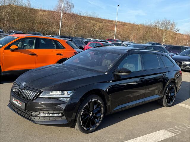 Skoda SUPERB Combi 1.4 TSI iV 218pk Sportline Business Pano Matrix ACC BSM DCC Elektr. Zetels Stuur/Stoel/Achterbank verw. Tr.haak VOL!!