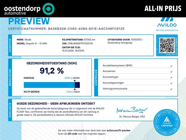 Skoda SUPERB 1.4 TSI PHEV iV Business Edition