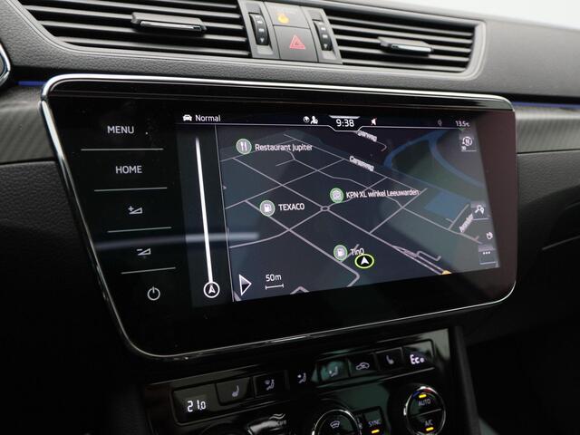 Skoda SUPERB Combi 1.4 TSi iV 218 Pk Automaat Sportline Business | Trekhaak | Panoramadak | Adaptive Cruise | Full LED | Canton Sound | Stoelverwarming | 18 Inch | 92.858 Km!!