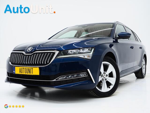 Skoda SUPERB Combi 1.4 TSI iV Style 218PK | Leder | Trekhaak | Camera | Keyless | Adaptive Cruise | Memory | Virtual | Carplay