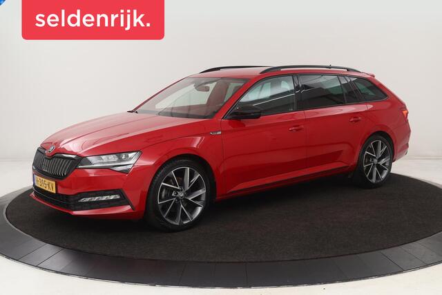 Skoda SUPERB 1.4 TSI iV Sportline | Trekhaak | Stoelverwarming | Matrix LED | Virtual Cockpit | Camera | Alcantara | Canton sound | Memory | Carplay | Navigatie | PHEV