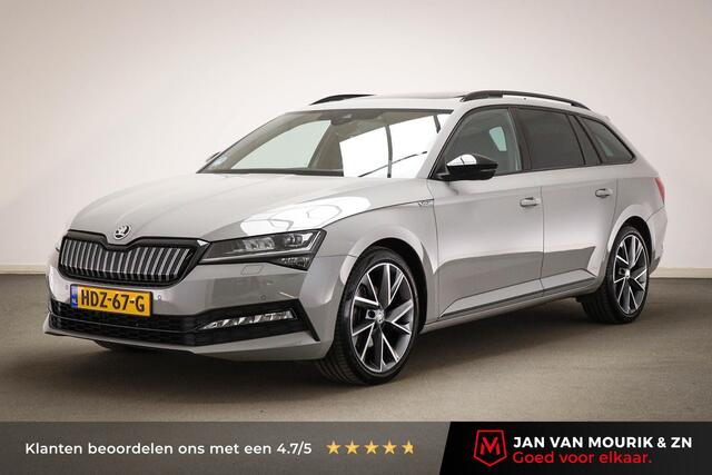 Skoda SUPERB Combi 1.4 TSI iV Sportline Business | COMFORT PACK | PANORAMADAK | ACHTERBANKVERWARMING | TREKHAAK | 19"