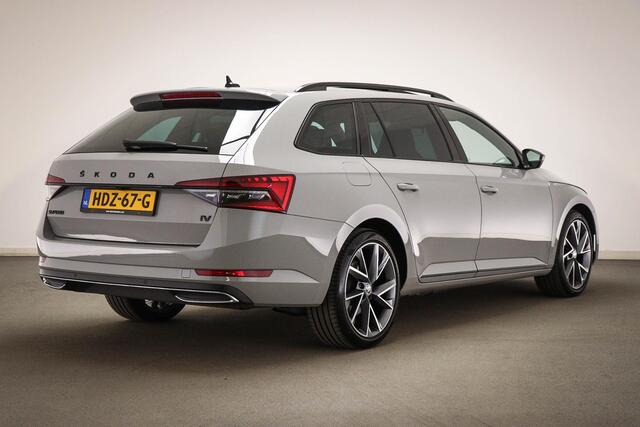 Skoda SUPERB Combi 1.4 TSI iV Sportline Business | COMFORT PACK | PANORAMADAK | ACHTERBANKVERWARMING | TREKHAAK | 19"