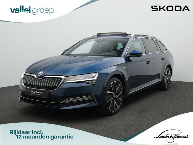Skoda SUPERB Combi 1.4 TSI iV 218 pk Laurin & Klement | Panoramadak | Trekhaak | Leder | Navigatie Columbus | Geheugen-/ventilatiestoelen | 360 Camera