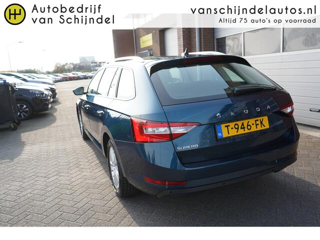 Skoda SUPERB Combi 1.5 TSI ACT 150PK BUSINESS EDITION ORIGINEEL NL DEALER ONDERHOUDEN NAVIGATIE ANDROID-APPLECARPLAY ECC AIRCO CRUISECONTROL BLUETOOTH PARKEERSENSOREN LMV KEYLESS 4X ELECTR.RAMEN-SPIEGELS