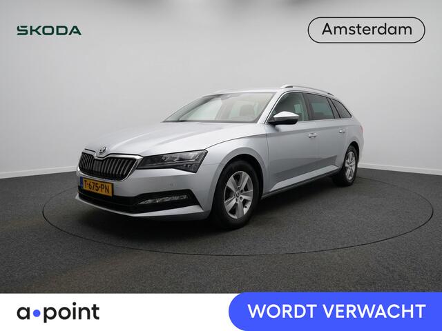 Skoda SUPERB Combi 1.5 TSI ACT Business Edition 150 pk Automaat (DSG) | Verlengde garantie | Navigatie | Trekhaak (wegklapbaar) | Parkeersensoren | Keyless |