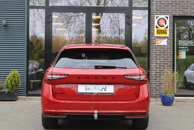Skoda SUPERB Combi 1.5 TSI PHEV 204PK Sportline Business Pano/Leder/Matrix LED/Keyless/360/Headup/DCC/ACC/19"/Trekhaak wegkl.