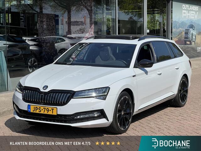Skoda SUPERB Combi 1.4 TSI iV Sportline Business Automaat 218PK | Panoramadak | Navigatie | Memory Seats | Adaptieve Cruise Control | Trekhaak