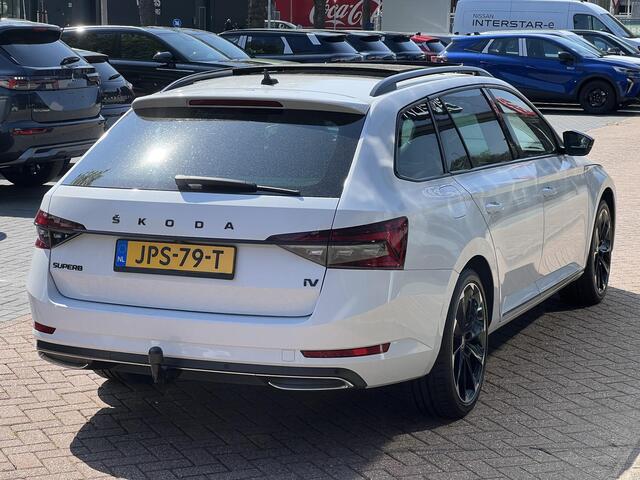 Skoda SUPERB Combi 1.4 TSI iV Sportline Business Automaat 218PK | Panoramadak | Navigatie | Memory Seats | Adaptieve Cruise Control | Trekhaak