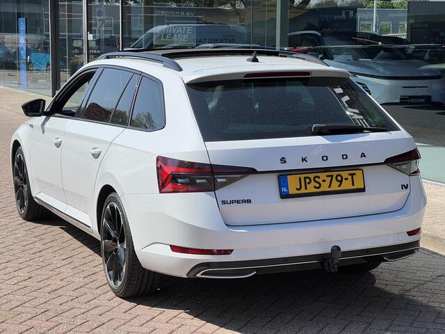 Skoda SUPERB Combi 1.4 TSI iV Sportline Business Automaat 218PK | Panoramadak | Navigatie | Memory Seats | Adaptieve Cruise Control | Trekhaak