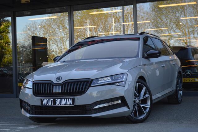 Skoda SUPERB Combi 1.5 TSI ACT Sportline Led Leder Panorama Virtual Camera Keyless Pdc