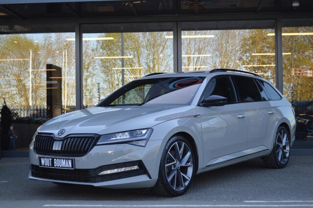 Skoda SUPERB Combi 1.5 TSI ACT Sportline Led Leder Panorama Virtual Camera Keyless Pdc