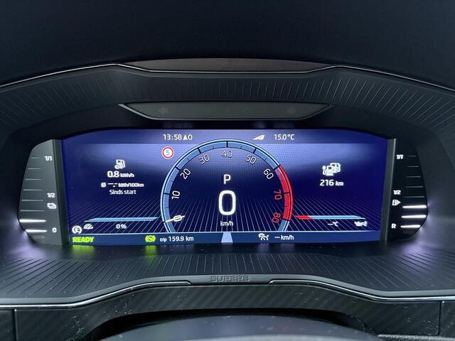 Skoda SUPERB Combi 1.4 TSI iV Sportline Business | 218 PK | SoH 100% | Matrix LED koplampen | Adaptive cruise control | 19" LM velgen | Apple Carplay/Android Auto |