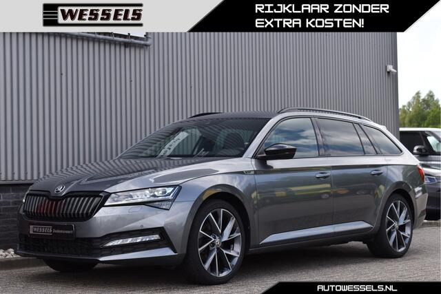 Skoda SUPERB Combi 1.4 TSI iV Sportline Business Elek. trekhaak, Adaptive cruise, Memory stoel, Crystal Lighting