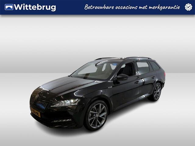 Skoda SUPERB Combi 1.4 TSI 218pk iV Sportline Business / Panoramadak / LED / Navigatie / Achteruitrij Camera / Elec. Achterklep / Memory Seats / 19''LMV