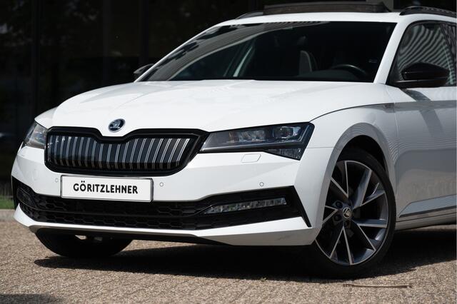 Skoda SUPERB Combi 1.4 TSI iV Sportline Business | Trekhaak | Pano | 360 cam | Standkachel | Adapt. Cruise | 19"