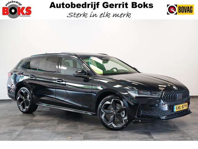 Skoda SUPERB Combi 1.5 TSI PHEV Sportline Business Climate control Panoramadak Leder Elek. Stoelen Stoel Ventilatie/Verwarming 24 Maanden garantie* (Vraag naar de voorwaarden)