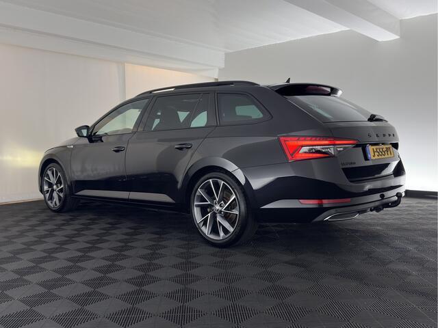 Skoda SUPERB Combi 1.4 TSI iV Sportline Business (Plug-in) (INCL.BTW) Aut. *PANO | LEATHER-MICROFIBRE | FULL-LED | DIGI-COCKPIT | HEATED-SPORTSEATS | KEYLESS | DAB+ | NAVI-FULLMAP | PRIVACYGLASS | SHIFT-PADDLES | AMBIENT-LIGHT | ECC | PDC | CRUSIE |