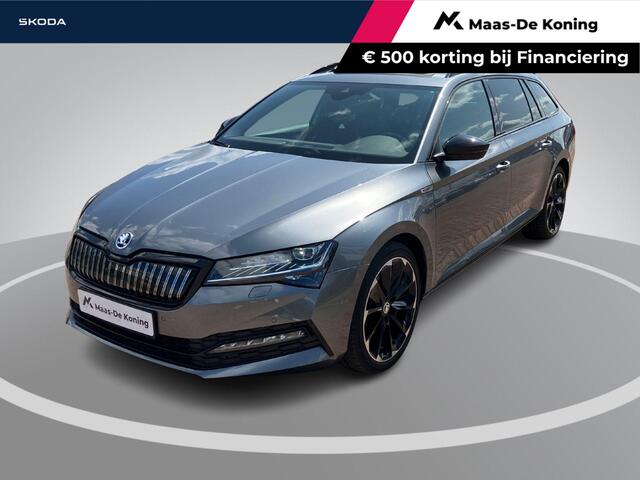 Skoda SUPERB 1.4TSI 160KW/218PK Sportline DSG · Panoramadak · Trekhaak · Camera + Parkeersensoren · Stoelverwarming voor & achter ·