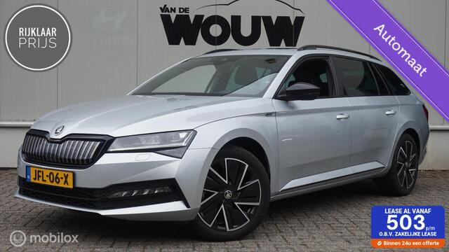Skoda SUPERB Combi 1.4 TSI iV SportLine PHEV 218PK Panoramadak + schuif-/kantel | Digital Cockpit | Elektr verst Stoelen