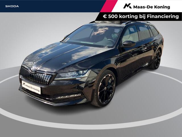 Skoda SUPERB Combi 1.4TSI 180KW/245PK Sportline Business Panoramadak · Trekhaak · 360°Camera + Parkeersensoren ·