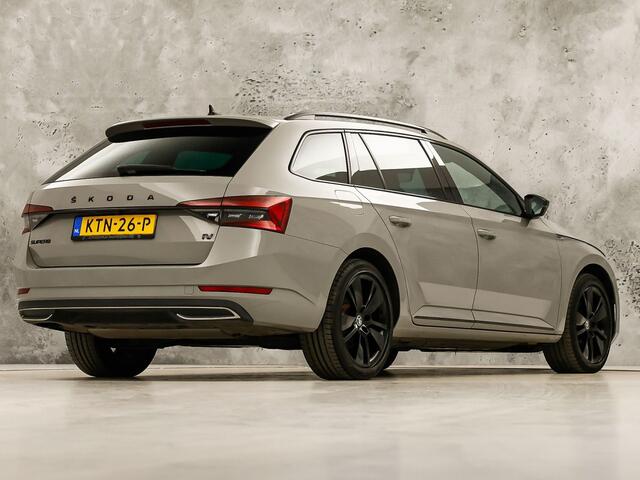 Skoda SUPERB Combi 1.4 TSI iV Sportline 218Pk Automaat (VIRTUAL COCKPIT, SOH 90,5%, APPLE CARPLAY, MEMORY SEATS, STOELVERWARMING ACHTER, GETINT GLAS, ADAPTIVE CRUISE, SFEERVERLICHTING, NIEUWE APK, NIEUWSTAAT)