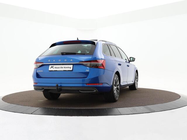 Skoda SUPERB Combi 1.4 TSI iV 218pk DSG Laurin & Klement · Panoramadak · 360 Camera · Inklap. Trekhaak · Elek. Stoelen + Geheugen · Matrix LED ·