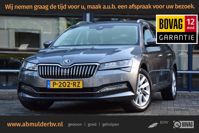 Skoda SUPERB Combi 1.5 TSI 150PK ACT Business Edition Plus | Org. NL | BOVAG Garantie | Adaptive Cruise Control | Lederen interieur | Electrische stoelverstelling | Voorstoel + achterbank verwarming | Apple Carplay/Android Auto |