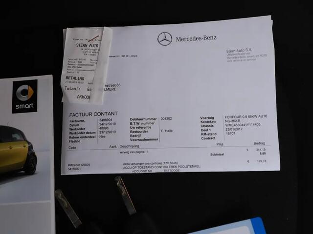 Smart FORFOUR 1.0 Turbo Passion,Automaat,CLIMA,CRUISE,