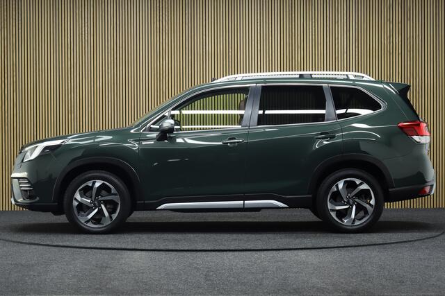 Subaru FORESTER 2.0i e-BOXER Premium AWD | Elek. Glazen Panoramadak | Adaptive-cruise | Camera | Clima | Apple Carplay & Android Auto | Navigatie | Bruin Leder | Stoelverwarming V+A | Keyless | Dodehoekdetectie