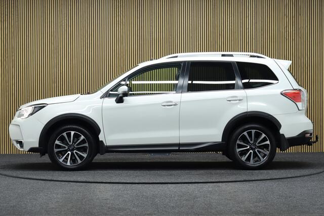 Subaru FORESTER 2.0 XT 241PK Sport Premium AWD Automaat | Trekhaak | Elek. Glazen Panoramadak | Adaptive-cruise | Camera | Clima | Navigatie | Leder | Elek. Achterklep | Stoelverwarming V+A | Stuurverwarming | Keyless | Dodehoekdetectie