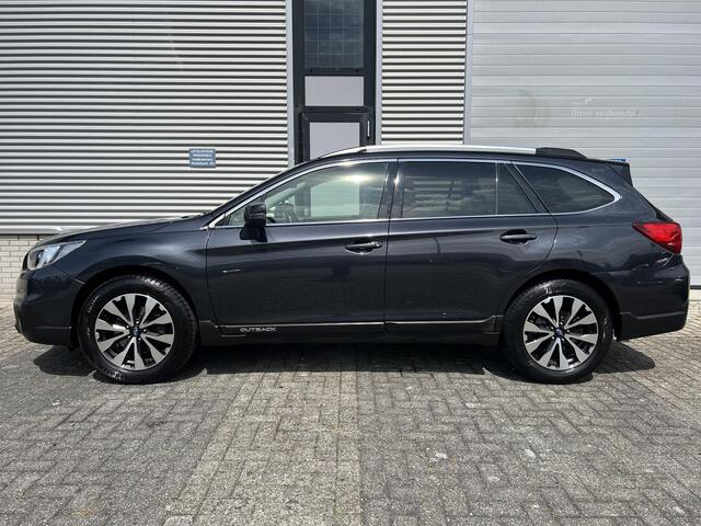 Subaru OUTBACK 2.5i Premium Automaat | All Season Banden | Trekhaak | Elek. Schuif/Kantel Dak | Crème Witte Lederen Bekleding