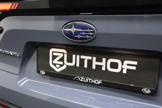 Subaru SOLTERRA Sky Package 71 kWh | Panoramadak | Adaptive-cruise | Trekhaak | 360° Camera | Navigatie | Elek. Achterklep | Leder | Stoel & Stuurverwarming | Apple Carplay & Android Auto | Keyless | Dodehoekdetectie