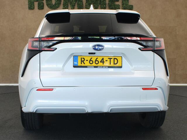 Subaru SOLTERRA 71 kWh - ORIGINEEL NEDERLANDSE AUTO - 1 FASE LADEN - SNELWEGLAAD MOGELIJKHEID - DODEHOEK DETECTIE - PARKEERSENSOREN VOOR EN ACHTER - 360 GRADEN CAMERA - APPLE CARPLAY/ANDROID AUTO - BESTUURDERSSTOEL IN HOOGTE VERSTELBAAR - ELEKTRISCHE ACHTERKLEP
