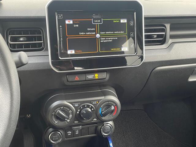 Suzuki IGNIS 1.2 Smart Hybrid Select Navigatie, Airco, Bluetooth, 16"Lm, Achteruitrijcamera, Stoelverwarming