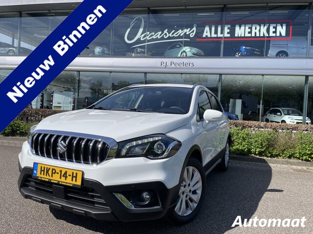 Suzuki S-Cross 1.0 Boosterjet Exclusive Climate control - Cruise control - Navi - Parkeersensoren V+A - A-uitrijcamera - MFL-stuurwiel - Apple carplay/Android auto - Mistlampen voor- LMV 17"- Ramen E-V+A - Spiegels E-Verstel en ver