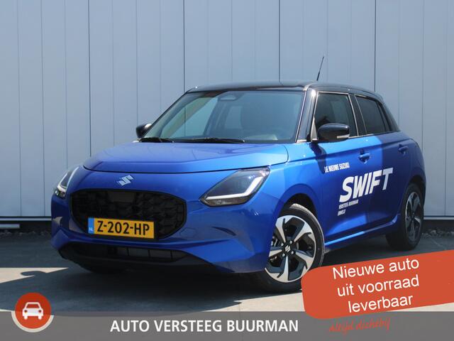 Suzuki SWIFT 1.2 Style Smart Hybrid Nieuw Model 2024! Navigatie, Parkeersensoren, Dodehoek Detectie, Draadloos Apple Carplay/Android Auto