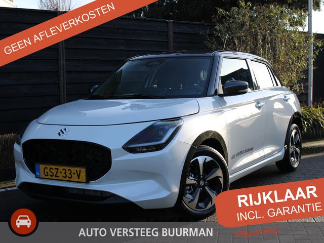 Suzuki SWIFT 1.2 Style 85PK Smart Hybrid CVT Automaat Two-Tone dak, Climate Control, Navigatie, Lichtmetalen velgen, Zwarte Wielkast randen