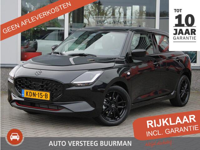 Suzuki SWIFT 1.2 AVB Black Edition Smart Hybrid 16" Lichtmetalen Velgen, All-Seasons, Carplay/Android Auto, Achteruitrijcamera, Keyless Go