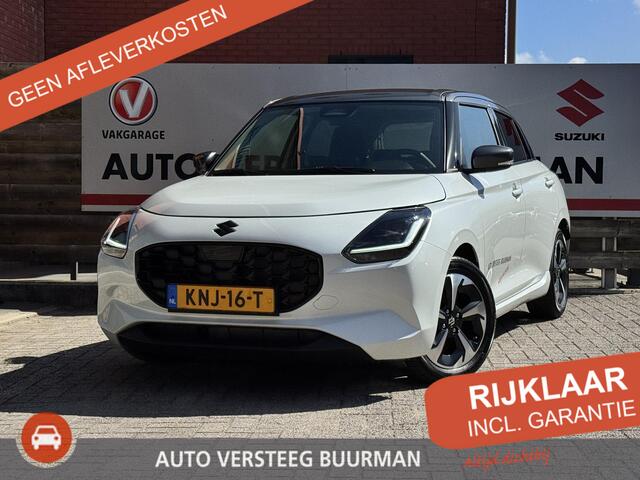 Suzuki SWIFT 1.2 Style Smart Hybrid Zwarte logo's, Two-Tone Lak, Apple Carplay/Android Auto, Climate/Cruise Control, Camera