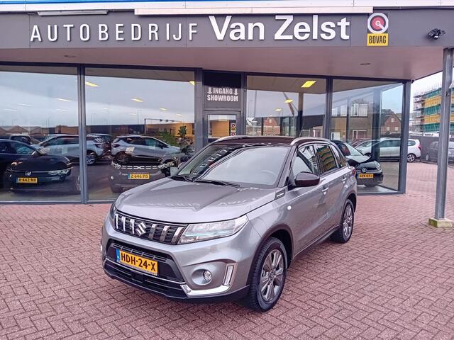 Suzuki VITARA 1.5 Hybrid Select Automaat, Airco(automatisch) Carplay/Android auto, Navigatie, Bluetooth, Cruise control adaptief, Stoelverwarming, Camera, Keyless, Rijbaan begeleiding, Dode hoek detector, enz.., Nieuwstaat, Dealer onderhouden, BOVAG