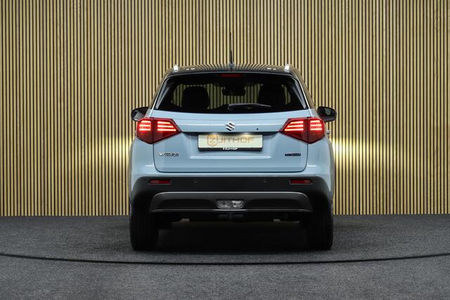 Suzuki VITARA 1.5 Hybrid Automaat Style | ¤ 3.600,- Demo voordeel! | Leder-Alcantara | Camera | Navigatie | Parkeerhulp | Adaptive-cruise | Two-Tone Lak | Dodehoekdetectie