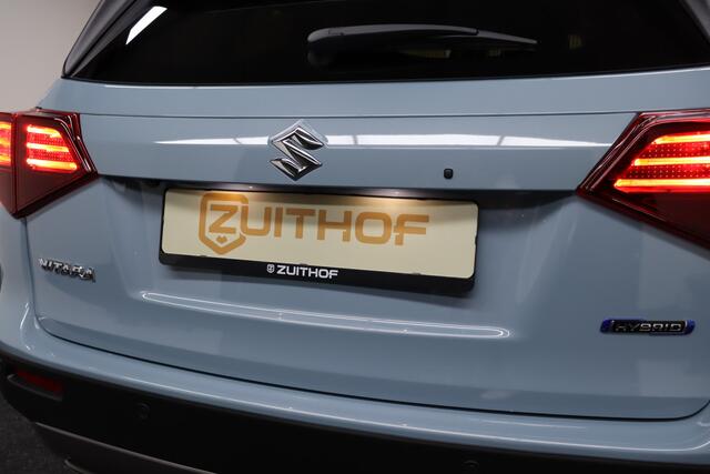 Suzuki VITARA 1.5 Hybrid Automaat Style | ¤ 3.600,- Demo voordeel! | Leder-Alcantara | Camera | Navigatie | Parkeerhulp | Adaptive-cruise | Two-Tone Lak | Dodehoekdetectie